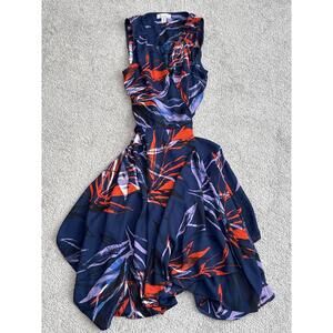 Allison Joy Sleeveless Floral Print Dress XS